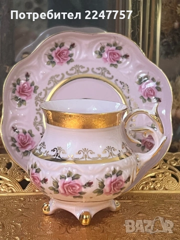 Двоен сет порцелан с 24к Gold