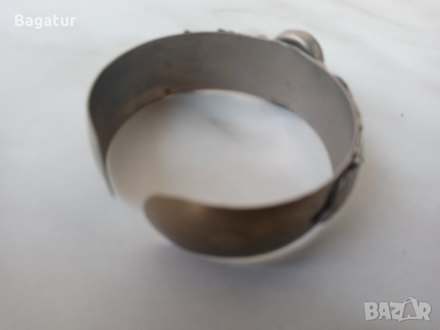 Етно гривна регулируема,флорални мотиви , снимка 3 - Антикварни и старинни предмети - 44781287