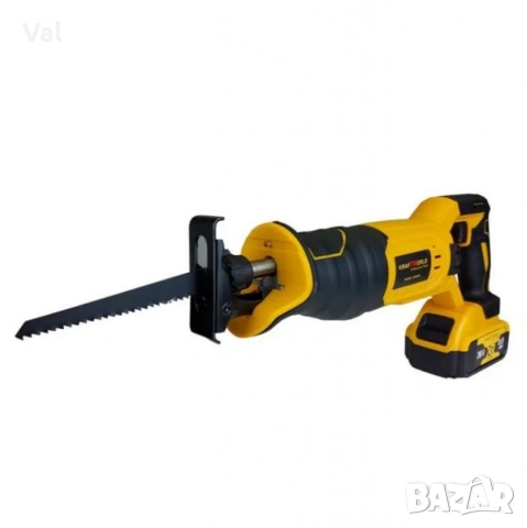 Акумулаторен саблен трион 36V с 2 батерии и зарядно - Резачка за дърва, снимка 5 - Други инструменти - 53671563