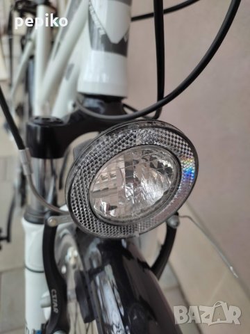 Продавам колела внос от Германия алуминиев велосипед TRETWERK SOLIS 28 цола динамо главина амортисьо, снимка 2 - Велосипеди - 35815933