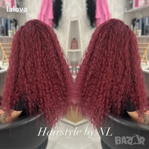 Удължаване на коса със синтетични къдрици, снимка 5 - Фризьорски услуги - 49520172