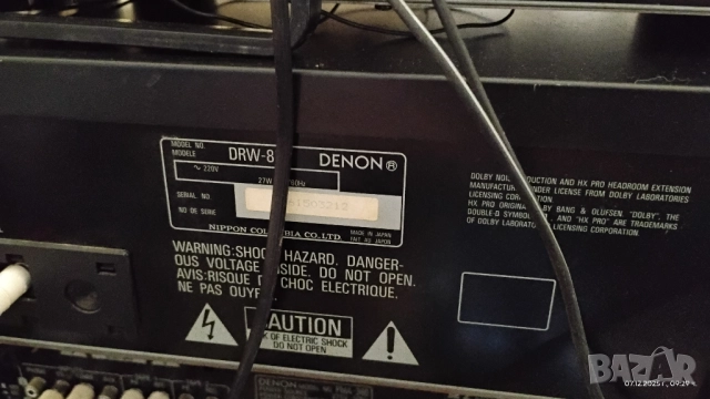 Комплект Denon - Amp,CD,Tuner,Deck, снимка 12 - Аудиосистеми - 52676742