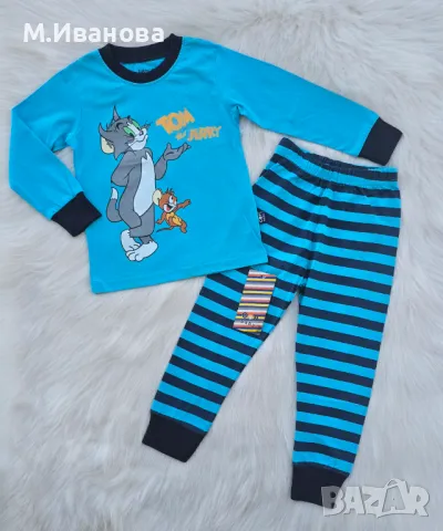 Детска пижама Том и Джери - размер 2 години , снимка 9 - Бебешки пижами - 50368599