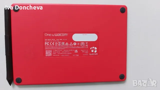 One by Wacom Графичен таблет, снимка 7 - Друга електроника - 48427784