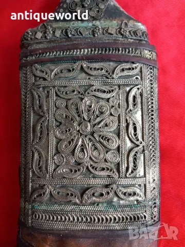 Стар Йеменски ХАНДЖАР , Кинджал Кама , Острие, снимка 2 - Антикварни и старинни предмети - 49021298