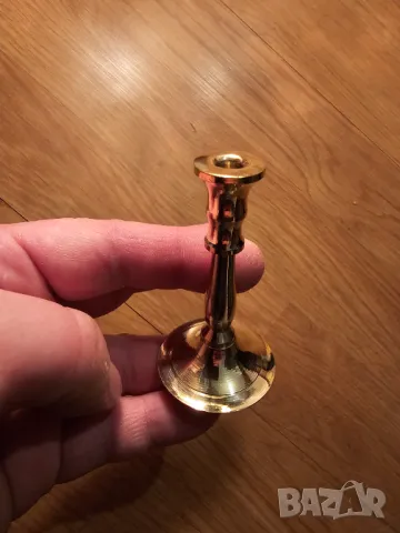 Свещник за ритуални свещи с подарък, свещник за църковни свещи, малък свещник от бронз религия