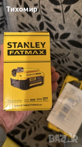 Stanley fat max 4 ah батерия, снимка 3 - Други инструменти - 55242023
