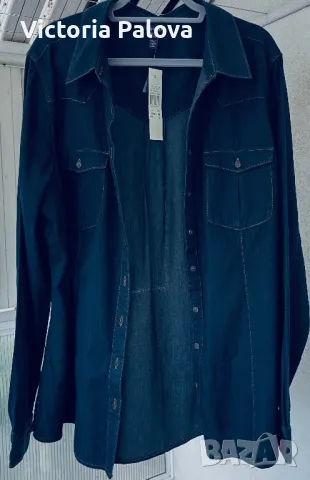 LONG TALL SALLY нова  дънкова риза, снимка 3 - Ризи - 50361133