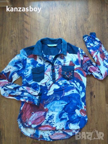 Desigual  Shirt - страхотна дамска риза КАТО НОВА, снимка 4 - Ризи - 40900714