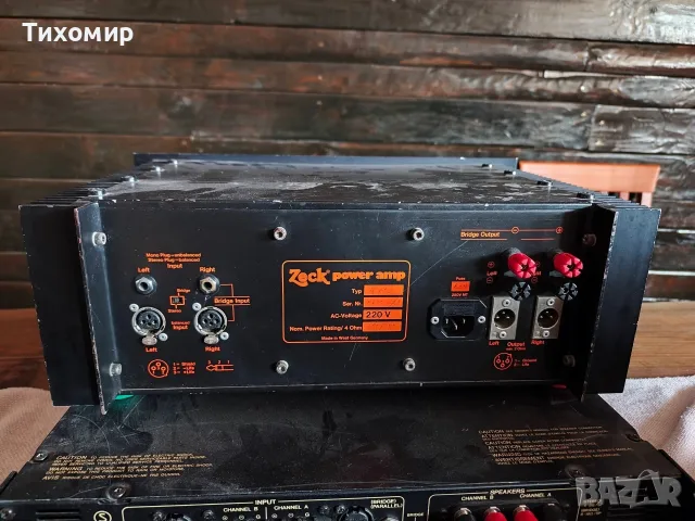Zeck A-602 и YAMAHA P-1600, снимка 2 - Ресийвъри, усилватели, смесителни пултове - 56336186