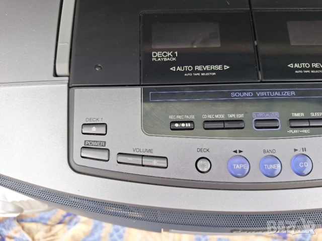 Радио CD Panasonic висок клас касетофон, снимка 5 - Радиокасетофони, транзистори - 53433421