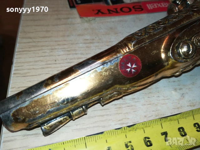 ПИЩОВ ЗАПАЛКА-МАСИВЕН/АНТИКА 2408251150, снимка 11 - Антикварни и старинни предмети - 51471371