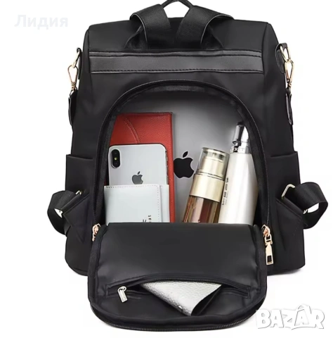 🔒 НОВА дамска раница против кражба (Anti-Theft), снимка 6 - Чанти - 53430374