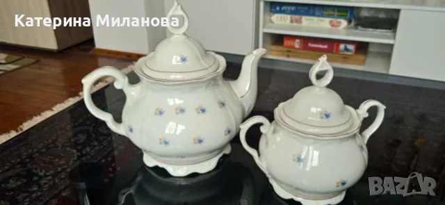 Чайник и захарница , снимка 3 - Сервизи - 49517618