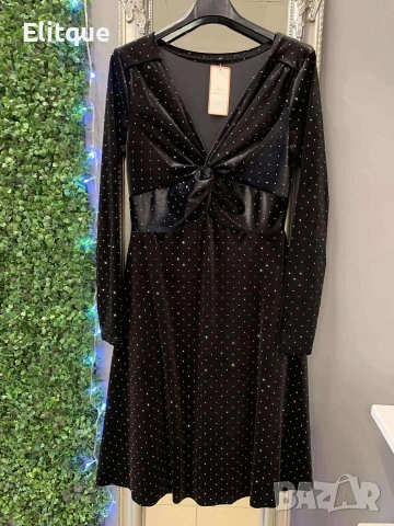 рокля с камъни , снимка 2 - Рокли - 52711127