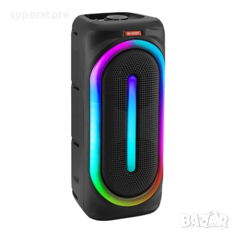 🔊 Тонколона преносима, Bluetoot, караоке, Digital One SP01111, MS-2038BT, 2x25w, безжична, блутут, 