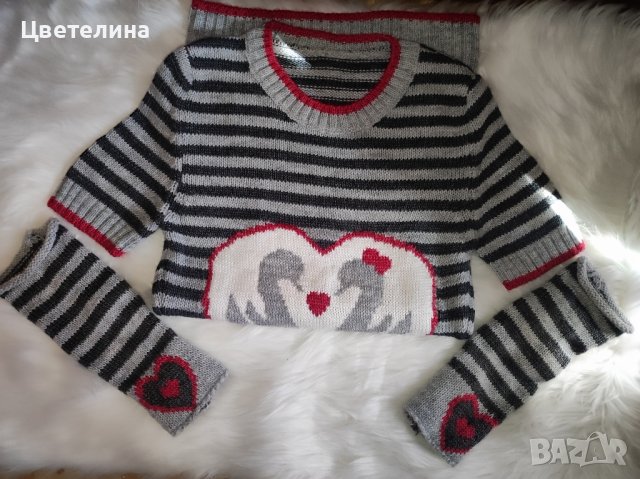 Дамска вълнена туника с гети за ръцете размер S 45 лв., снимка 5 - Туники - 42639097