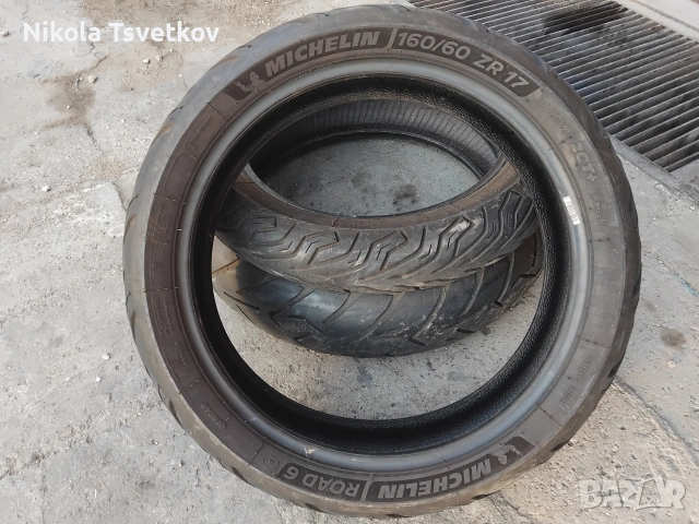 160/60ZR17 Michelin Road 6, снимка 2 - Гуми и джанти - 47076747