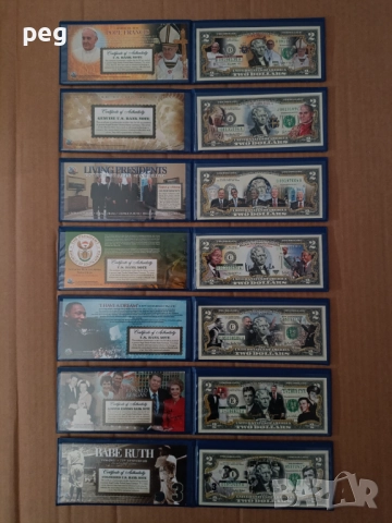 Банкнота $2 /2003A-2009/ colorized 