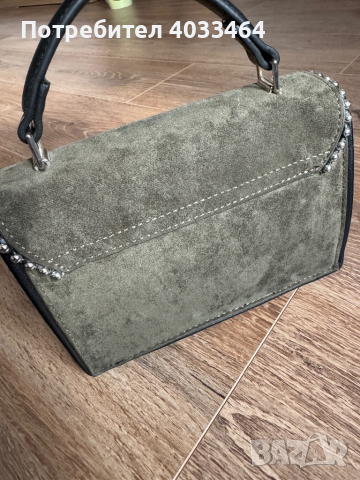 Чанта дамска зелена, снимка 4 - Чанти - 44807990