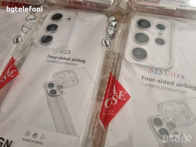 Samsung Galaxy A13,A14,A24,A23,A33,A34,A52,A53,A54,S22,S23 удароустойчив прозрачен силикон, снимка 4 - Калъфи, кейсове - 41455378
