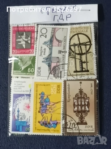 Колекция от 88 пощенски марки от бившата ГДР, снимка 4 - Филателия - 53132929