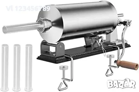 Вертикална пълначка за месо,наденици,луканка разл разм 3, 5, 7, 10 л, снимка 9 - Месомелачки - 50701065