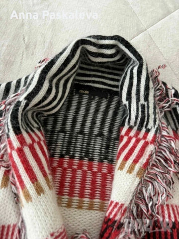 Жилетка/Палто Maje с колан, снимка 4 - Жилетки - 53491312