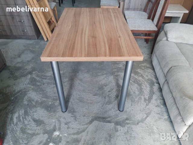 Маса с метални крака 75/120/75 см, снимка 2 - Маси - 42685671