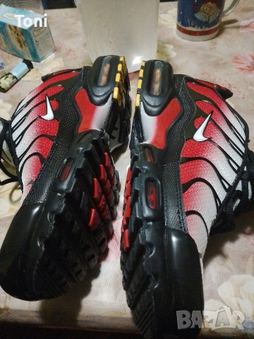 обувки Nike air max airmax plus black red 44 us10 uk9 28см-чисто нови!!!