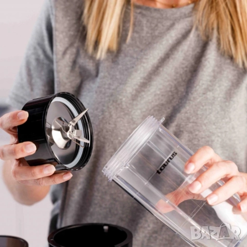 Блендер800W мощност, пулсова технология и аксесоари за смутита, ядки и подправки, снимка 12 - Блендери - 51922529