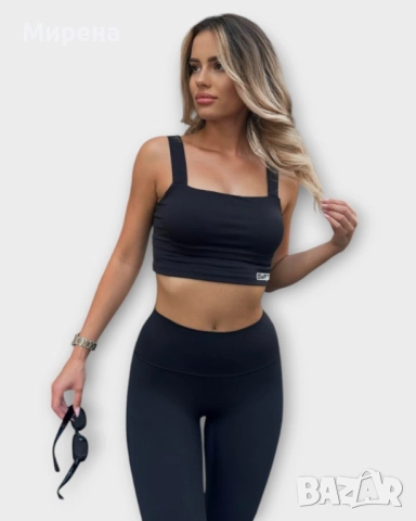 Чисто НОВ спортен комплект SMFIT - бюстие и клин размер М, снимка 2 - Спортни екипи - 52822404