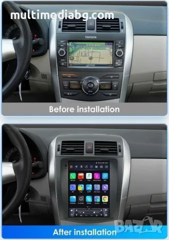 Toyota Corolla E140/ E150 2006 - 2013 9.7 Мултимедия Навигация Android, снимка 3 - Аксесоари и консумативи - 50035298