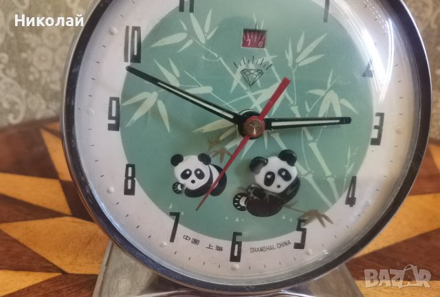 Китайски анимиран настолен часовник будилник , снимка 2 - Антикварни и старинни предмети - 41347876