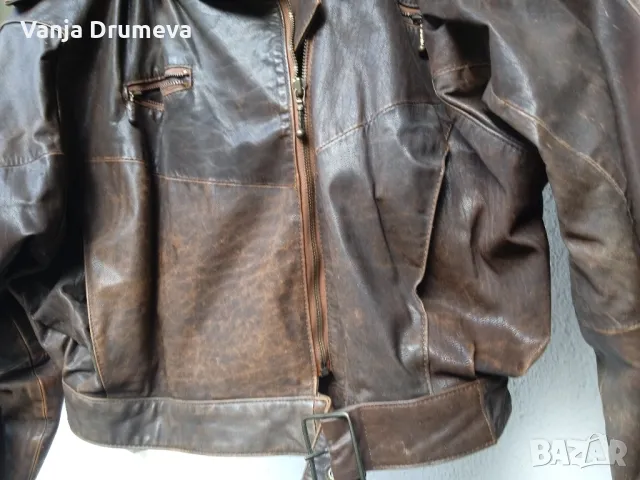 оригинално кожено яке от естествена кожа , снимка 6 - Якета - 47624197