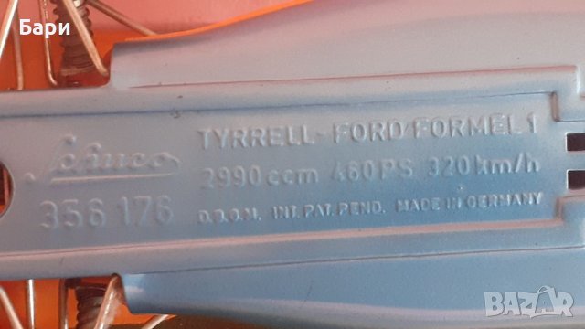 Рядка играчка състезателна кола на SCHUCO Tyrrell-Ford 356 176 , снимка 6 - Други ценни предмети - 41565099