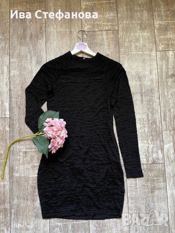 Страхотна нова еластична черна парти елегантна рокля H&M hm h&m , снимка 4 - Рокли - 39405383