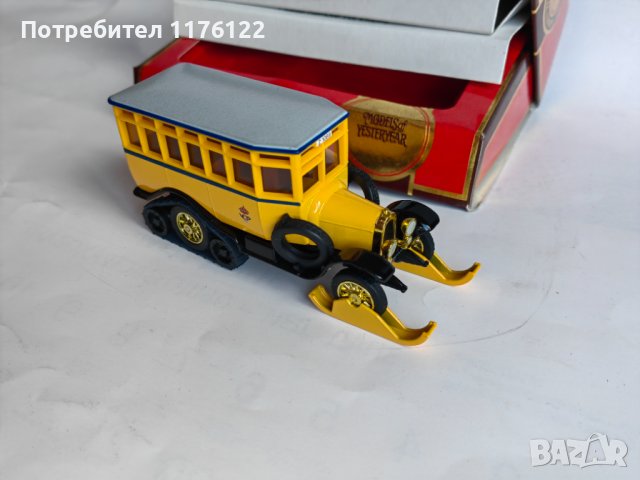 Matchbox MOY Y-16 '23 Scania-Vabis Post Bus Мачбокс Пощенски Автобус Скания Вабис Олдтаймер Нов, снимка 3 - Колекции - 41658831