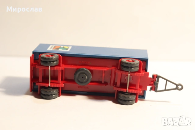 WIKING H0 1/87 РЕМАРКЕ КАМИОН МОДЕЛ ТИР, снимка 3 - Колекции - 53166766