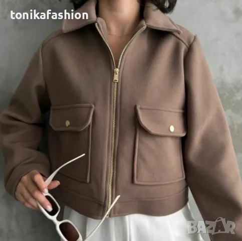 Късо палто/яке, снимка 2 - Якета - 48996567