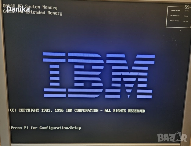 Ретро компютър IBM PC 300GL за стари и DOS-овски игри с процесор Intel Pentium 233 MMX Socket 7, снимка 3 - Геймърски - 49538199