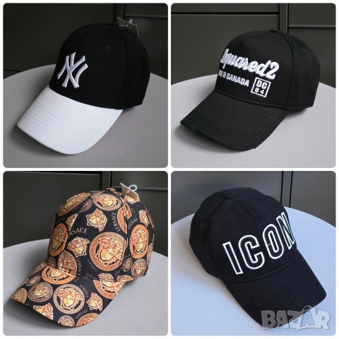 Шапка с козирка Dsquared,Gucci,Hugo,Moncler,Burberry унисекс, снимка 6 - Шапки - 53396851