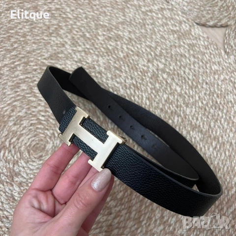 колани от естествена кожа в кутия hermes 