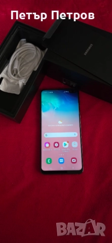 Samsung Galaxy S10+ 8GB RAM 128GB Prism White-НЕРАЗЛИЧИМ ОТ НОВ!