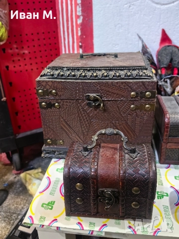 лот от 5 броя дървени кутии , снимка 2 - Колекции - 52321804