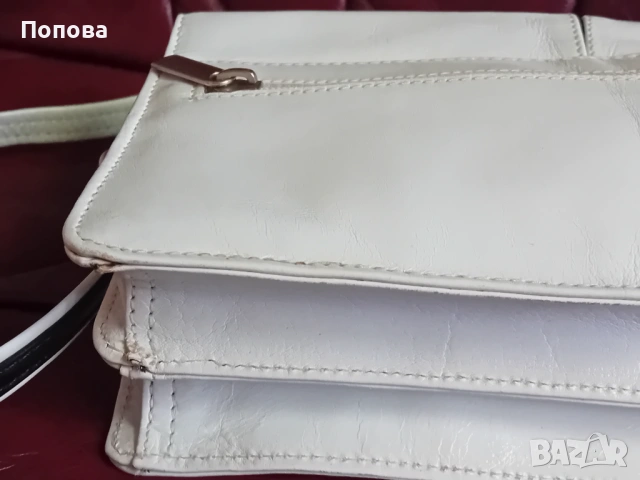 "Vera Pelle" естествена кожа малка чанта, снимка 12 - Чанти - 49235671