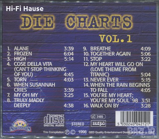 Die Charts-vol=1, снимка 2 - CD дискове - 35908730