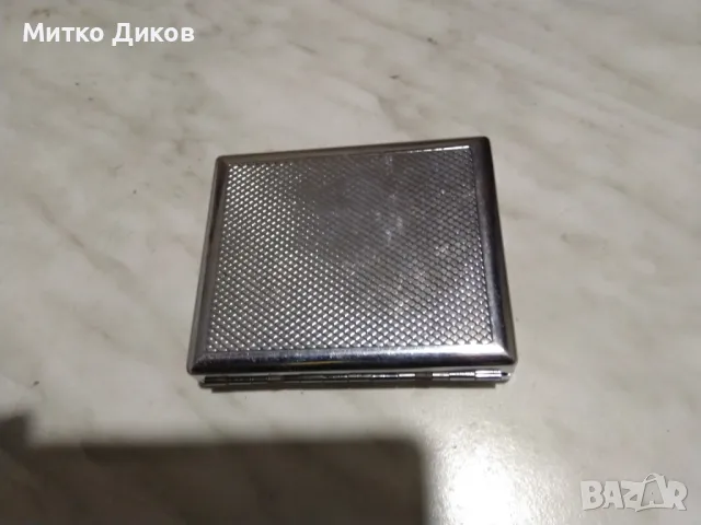 Табакера метална  като нова 93х75мм, снимка 2 - Табакери - 50166675