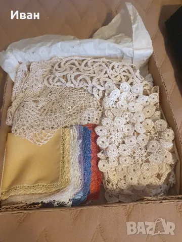 Карета, копринени кърпи (ръчно плетени) 45 броя +, снимка 2 - Декорация за дома - 49041416