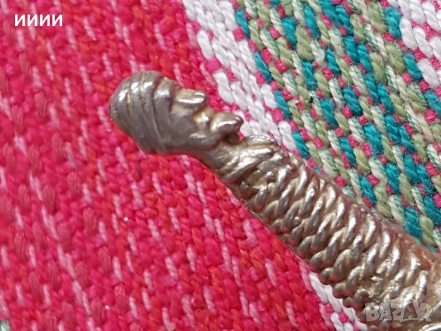 Посребрен нож меч за писма, снимка 3 - Антикварни и старинни предмети - 53709184